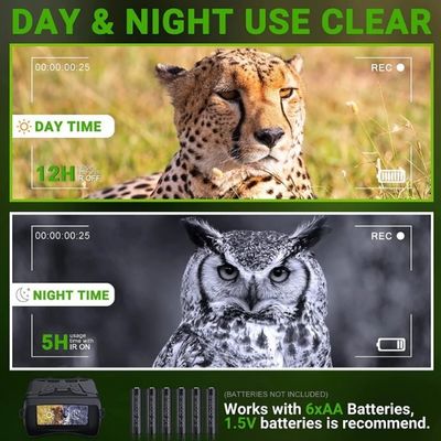 Binoculars Night Vision Device Infrared 1080P HD 5X Digital Zoom Outdoor Hunting Telescope