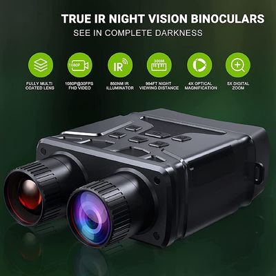 1080p FHD Infrared Digital Thermal Scope Binoculars Camera For Hunting Camping