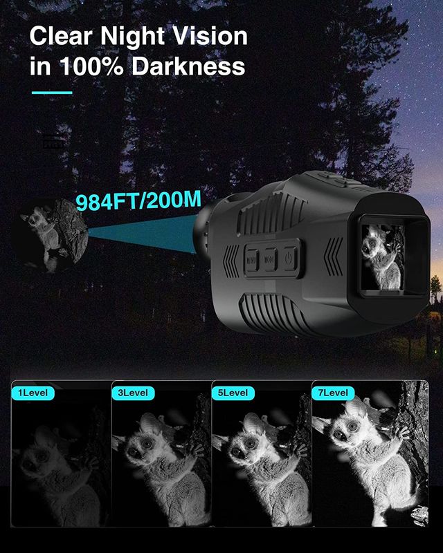 Moonlight Monocular Night Vision Manual Focus